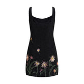 Staud Black Nylon Cocktail Dress